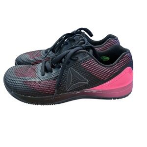 NEW Reebok CrossFit Nano 7.0 Training Shoes Black Solar Pink Sz. 8.5